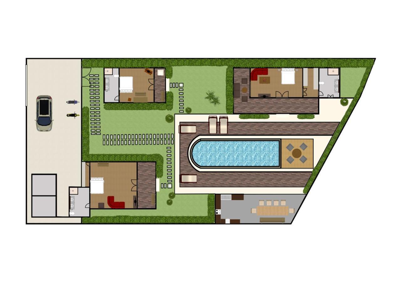 Villa Lina By Optimum Bali Villas Canggu  Bagian luar foto